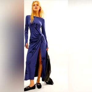 FREE PEOPLE Love And Be Loved Midi Dress   Size L